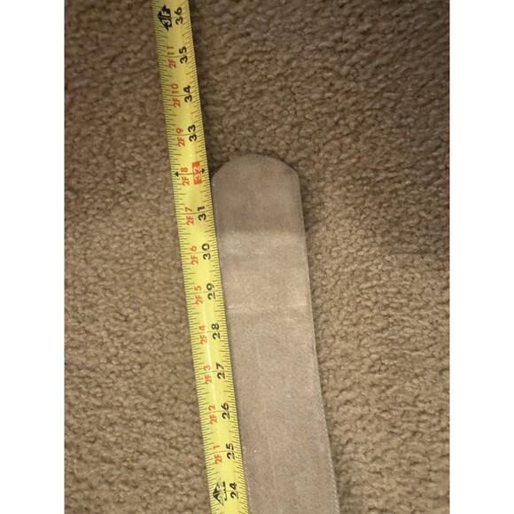 Vintage Carlisle Suede Leather Gold Buckle Belt S